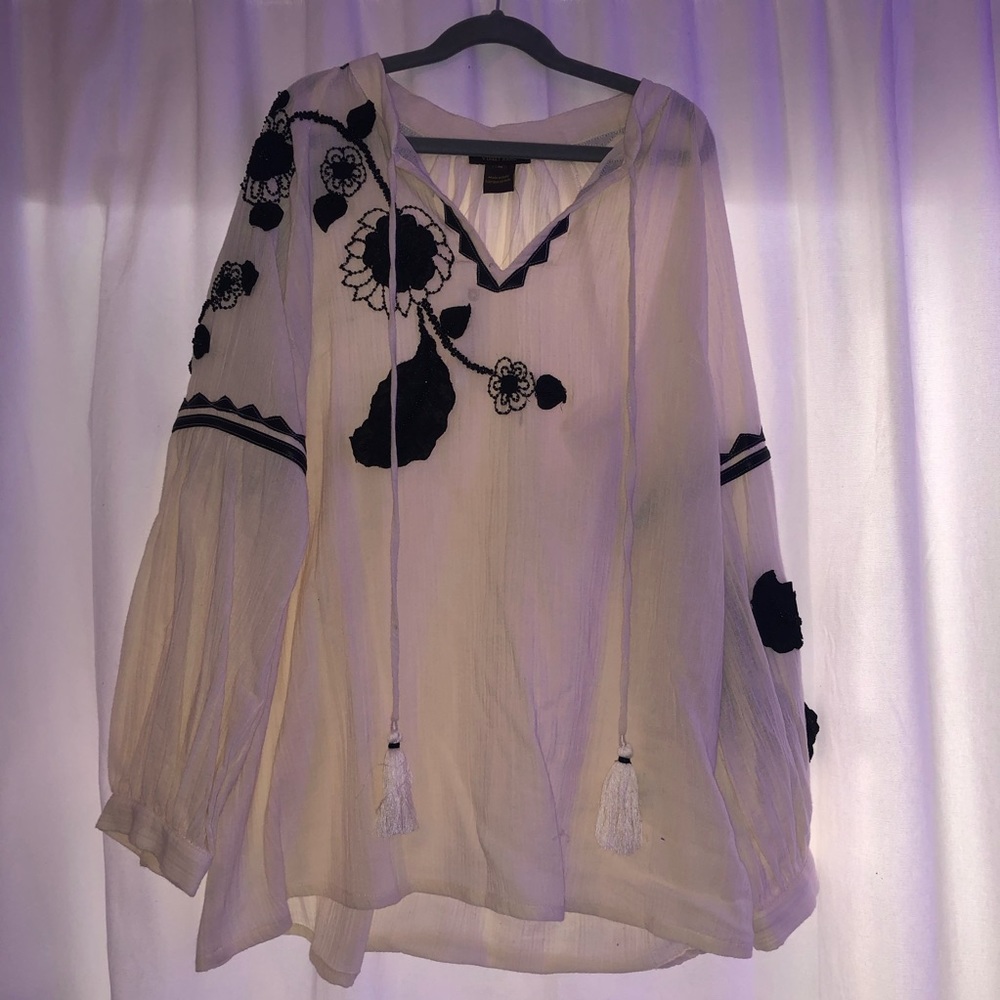 NWT Anthropologie Floral Blouse